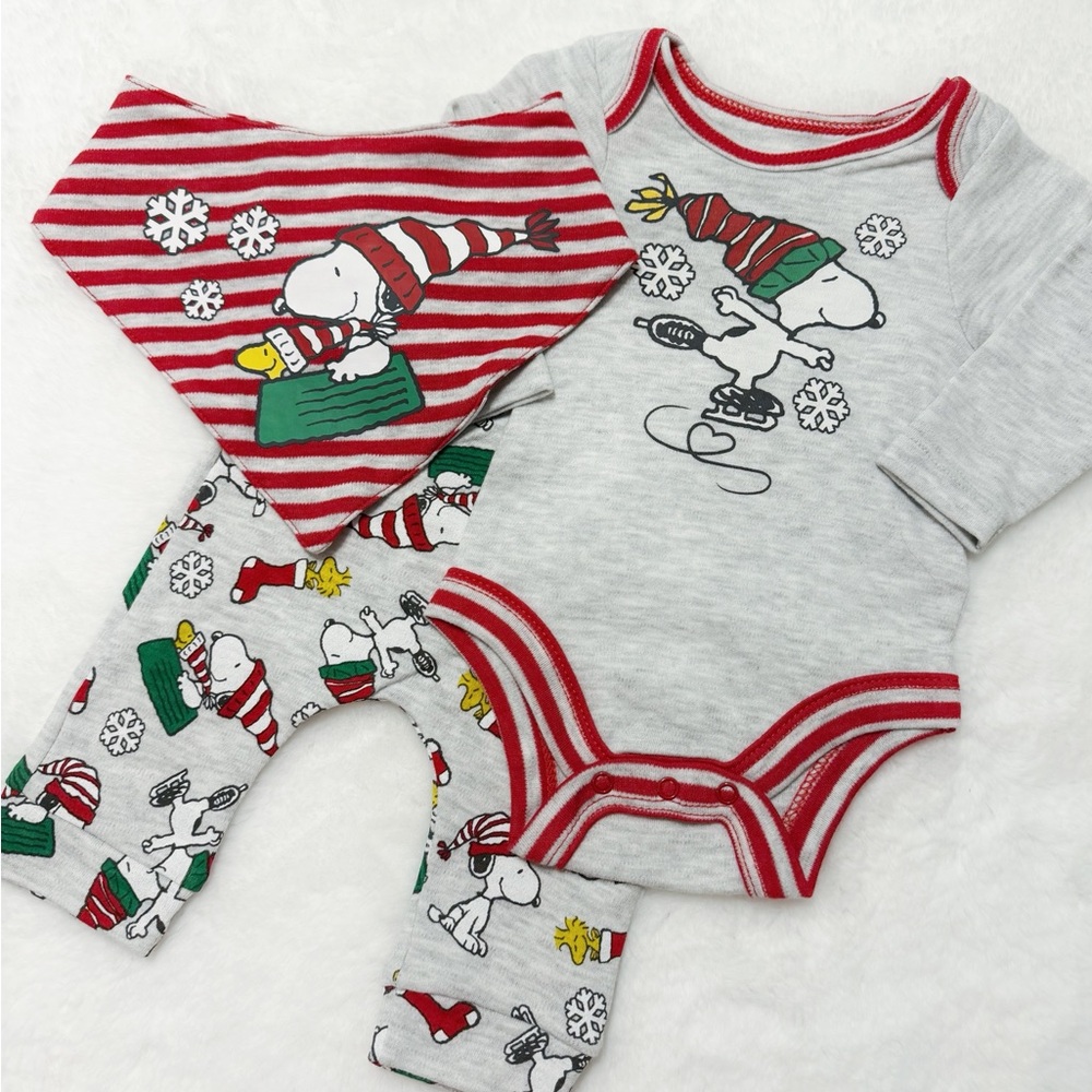 Peanuts Snoopy Baby Boy  Winter Set